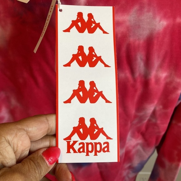 Kappa Authentic Galz Cropped Tie Dye Sweatshirt - Picture 7 of 10